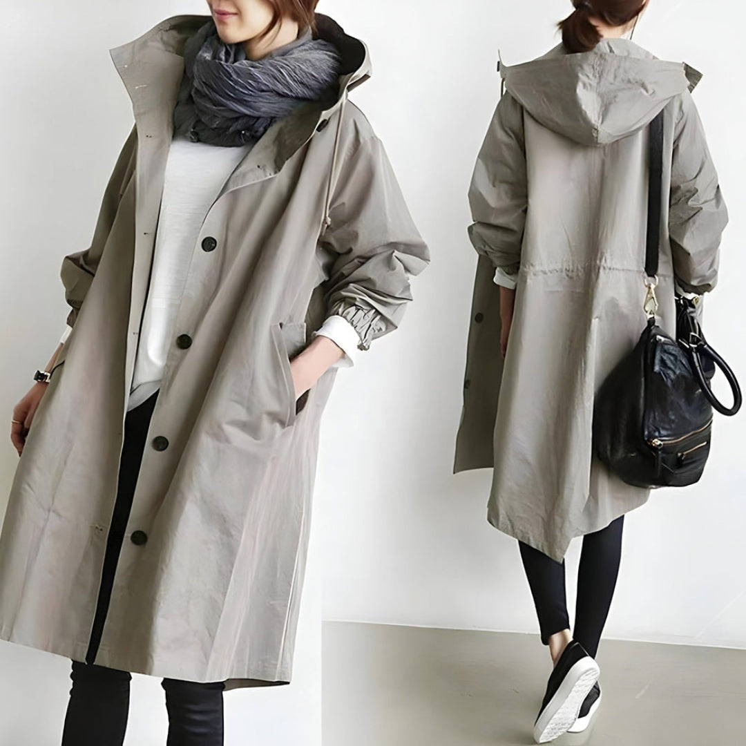 Alona | Manteau à la mode avec capuche