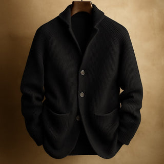 SILVORO | GILET EN LAINE CÔTELÉE POUR HOMMES