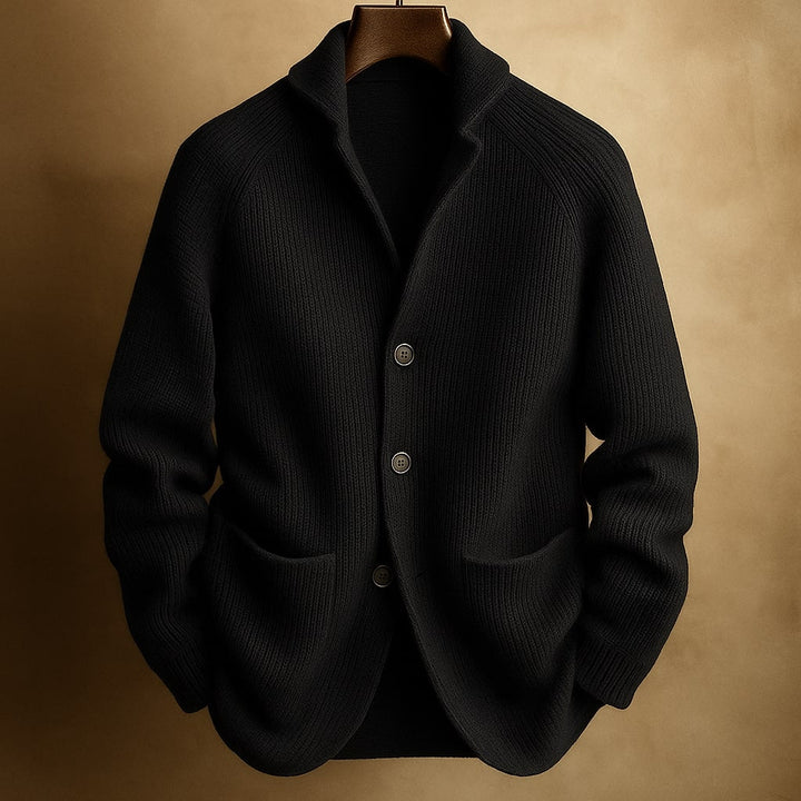 SILVORO | GILET EN LAINE CÔTELÉE POUR HOMMES