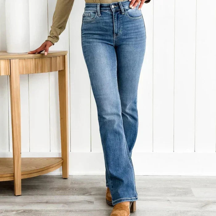 Roswitha | Jean droit taille haute