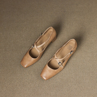 Marvane Cuir Talons Kitten