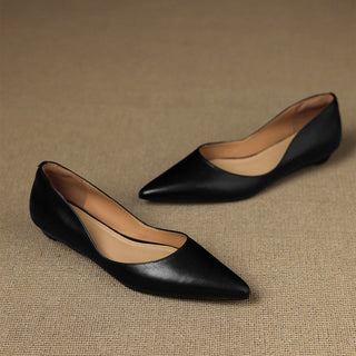 Arla Ballerines en Cuir Véritable