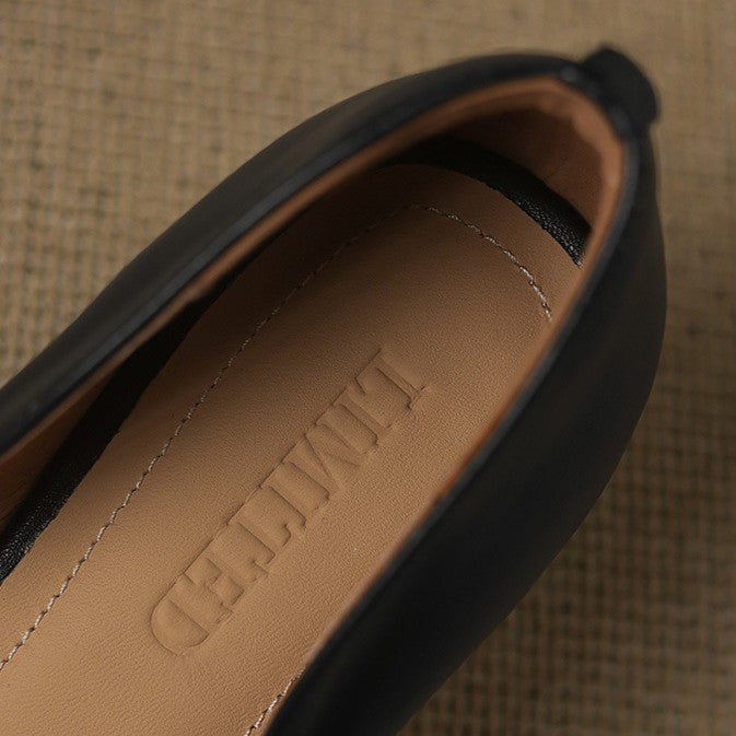 Calenne Cuir Talons Kitten