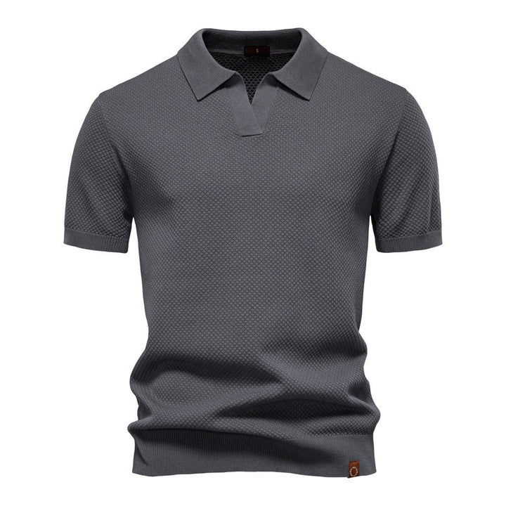 Août | Polo-shirt structuré décontracté