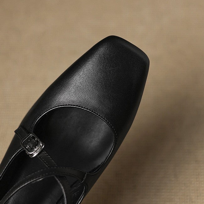 Marvane Cuir Talons Kitten