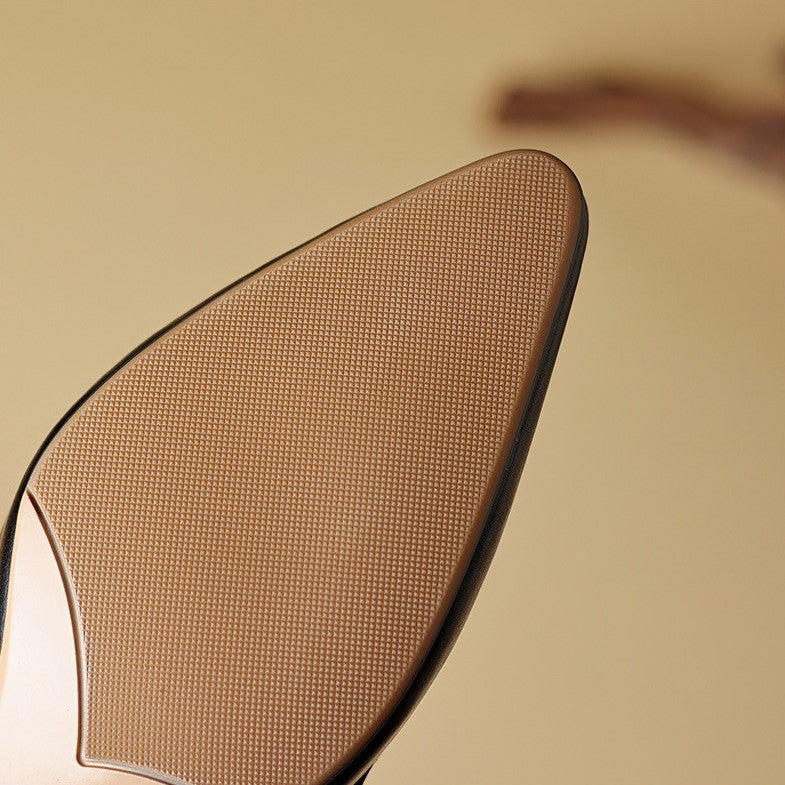 Mules en cuir pointues Marloe