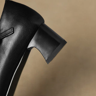 Marvane Cuir Talons Kitten