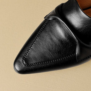 Mules en cuir pointues Marloe