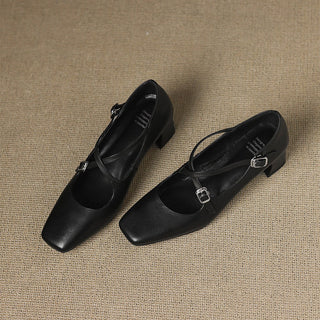 Marvane Cuir Talons Kitten
