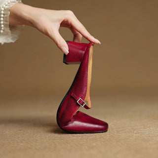 Meyra Pantoletten en cuir
