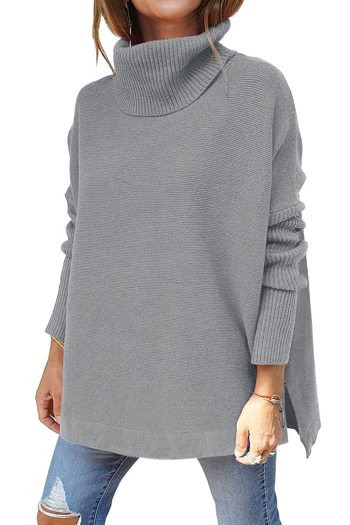 Melany | Pull en tricot avec col roulé