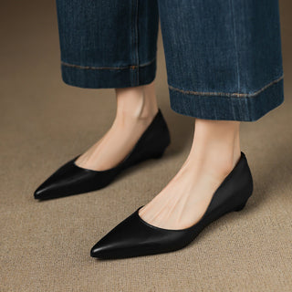 Arla Ballerines en Cuir Véritable