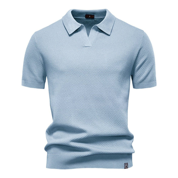 Août | Polo-shirt structuré décontracté