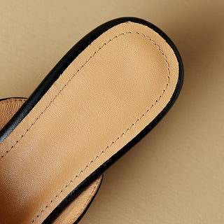 Mules en cuir pointues Marloe
