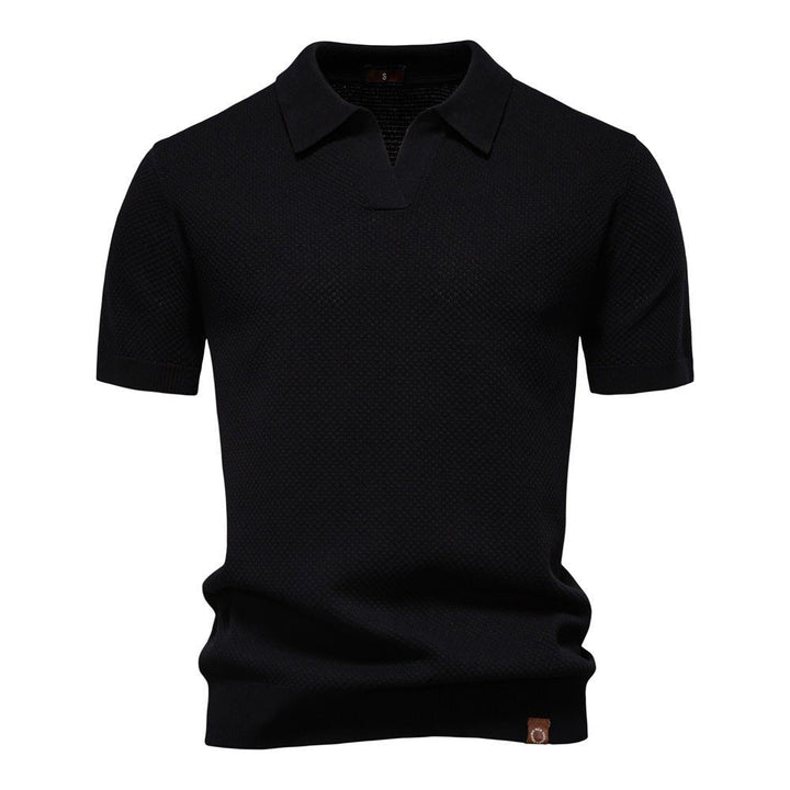 Août | Polo-shirt structuré décontracté
