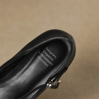 Marvane Cuir Talons Kitten