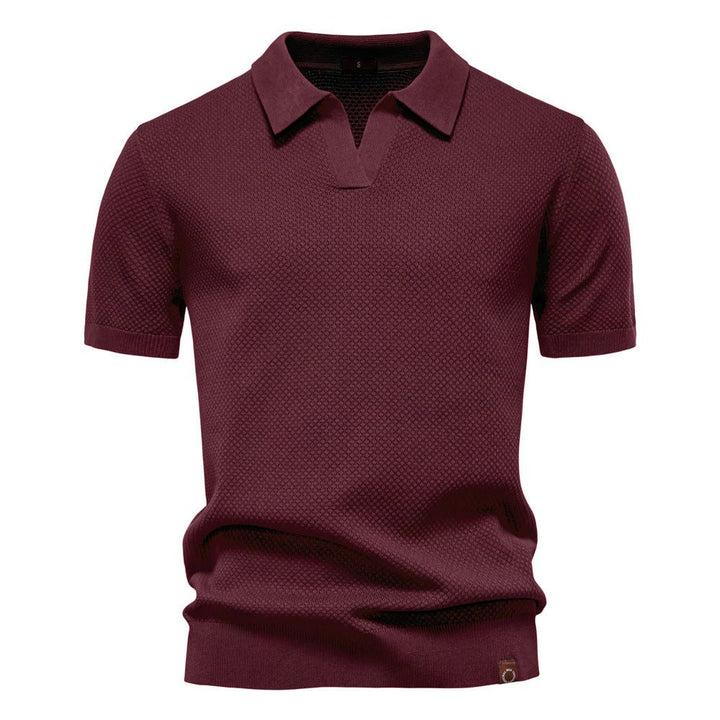 Août | Polo-shirt structuré décontracté
