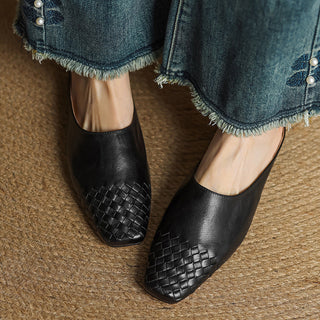 Mules en Cuir Véritable Viola