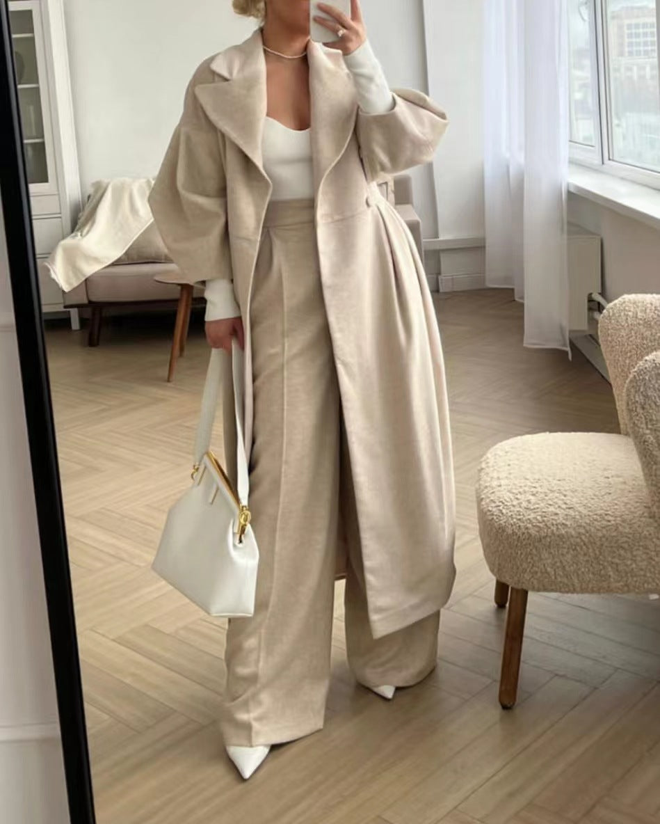 Calista | Manteau en laine blanc pour l'hiver