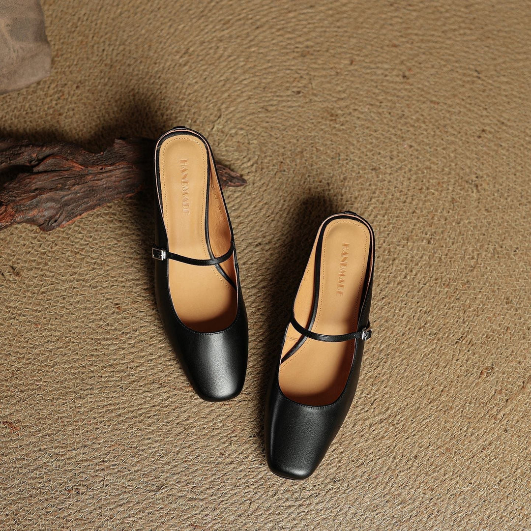 Meyra Pantoletten en cuir