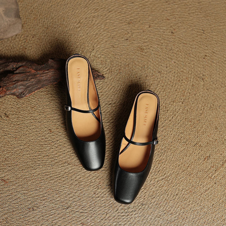 Meyra Pantoletten en cuir