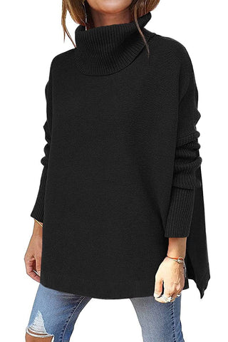 Melany | Pull en tricot avec col roulé