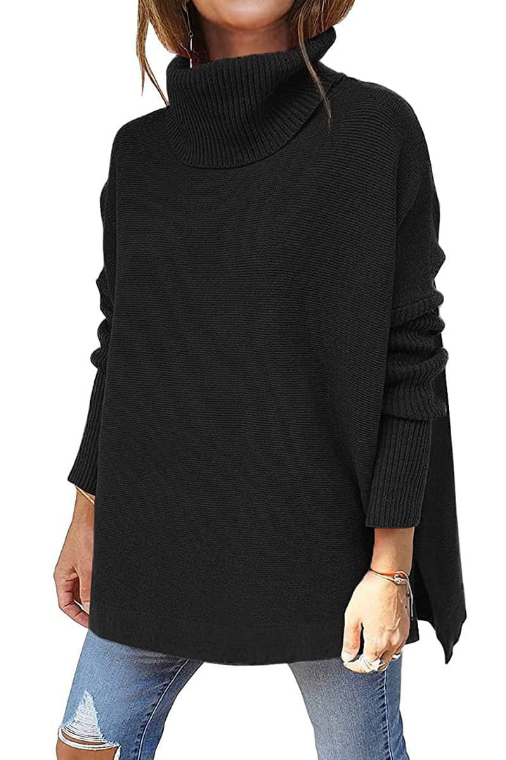 Melany | Pull en tricot avec col roulé