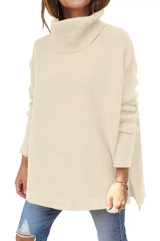 Melany | Pull en tricot avec col roulé