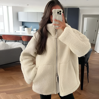 Maxine | Veste teddy avec zip