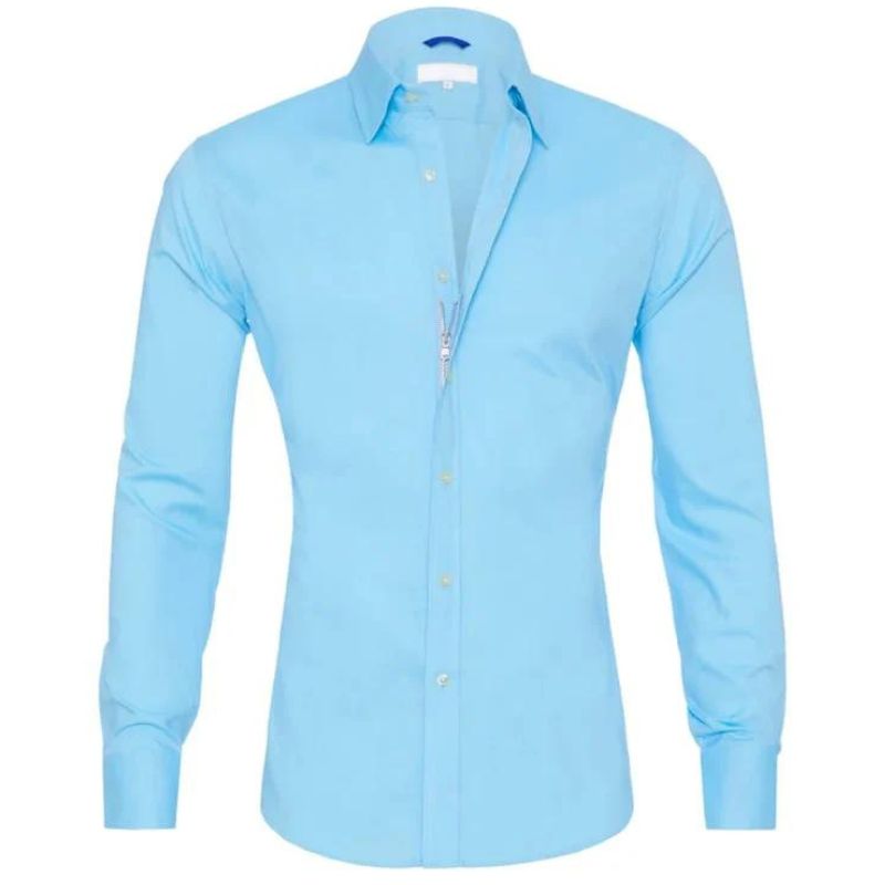 Oscar | Chemise sans plis avec fermeture éclair