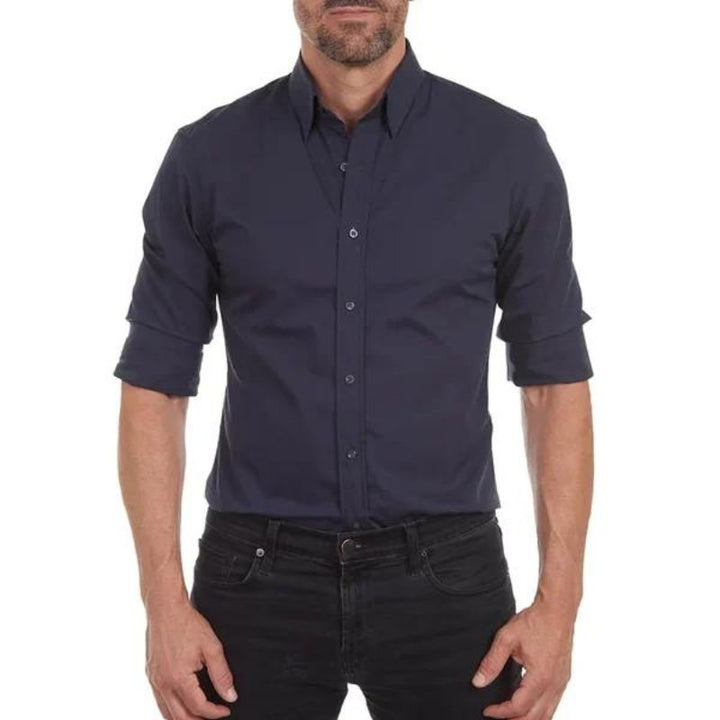 Oscar | Chemise sans plis avec fermeture éclair
