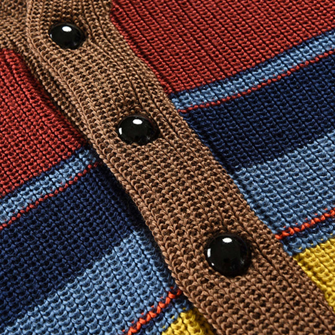 Wendel | Gilet en tricot rayé