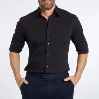 Oscar | Chemise sans plis avec fermeture éclair