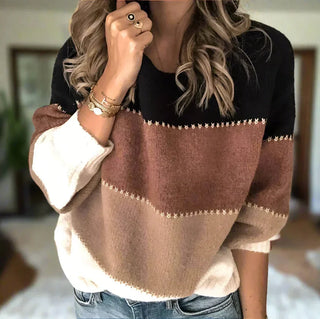 Deshawn | Pull en tricot rayé