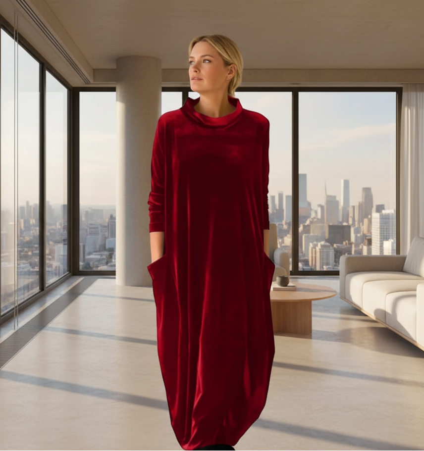 Ruby | Robe à manches longues