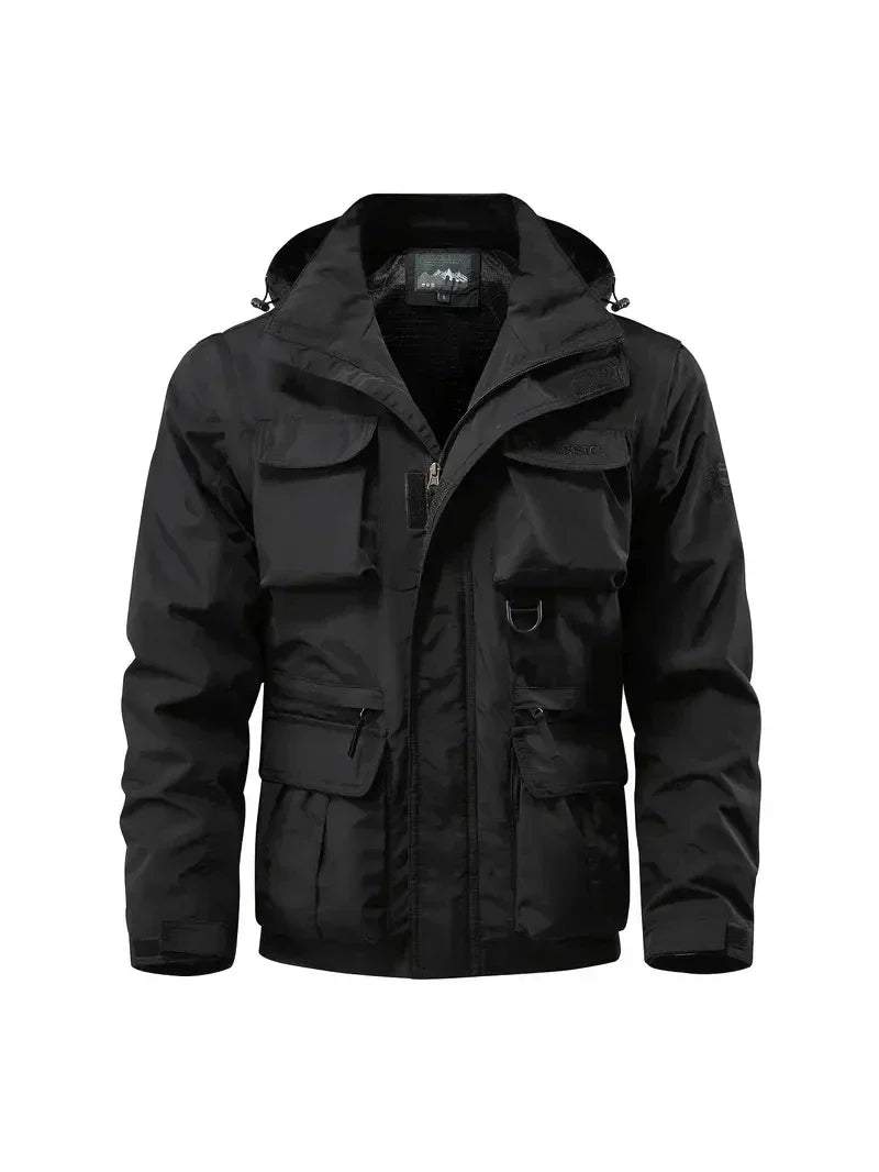 Evra | Veste coupe-vent 2-en-1 avec gants intégrés
