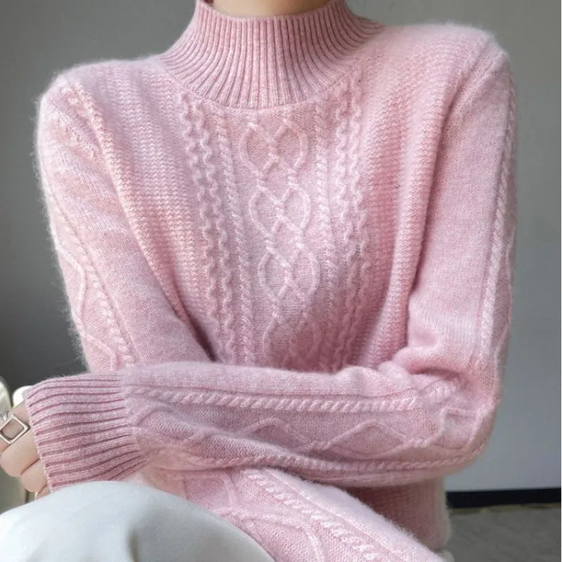 Fluffonia™| Pull Col Roulé