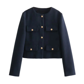 Sara | Veste élégante avec boutons dorés