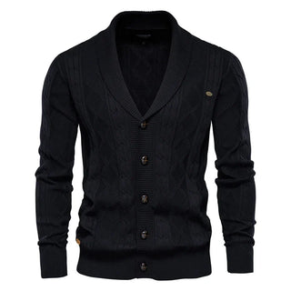 Waldemar | Cardigan pour hommes avec boutonnière