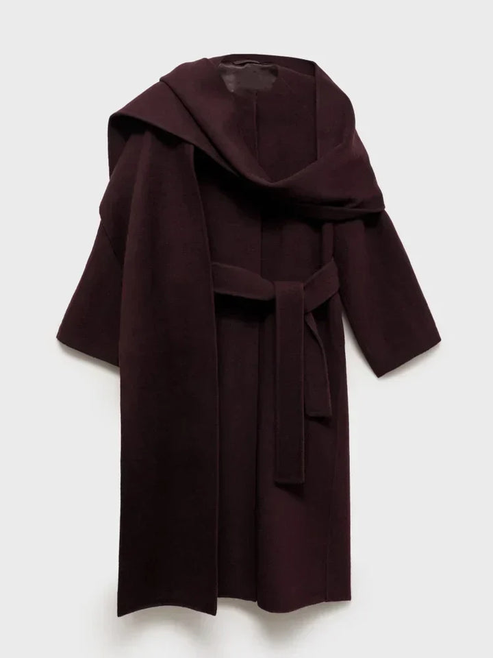 Querine | Sweat à capuche avec écharpe
