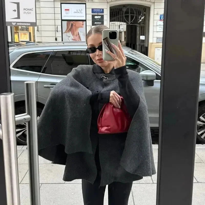 Ottilia | Manteau Cape Élégant