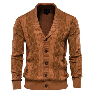 Waldemar | Cardigan pour hommes avec boutonnière