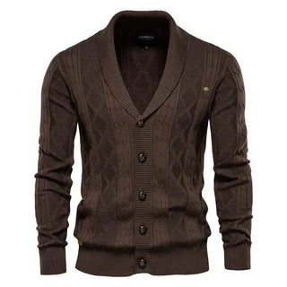 Waldemar | Cardigan pour hommes avec boutonnière