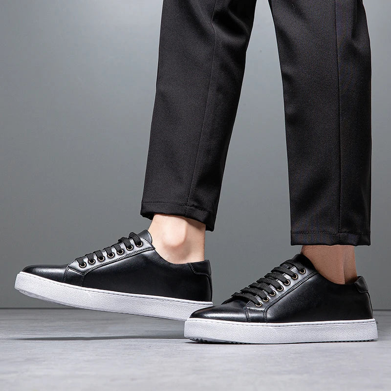 Franco | Baskets pour hommes en simili cuir