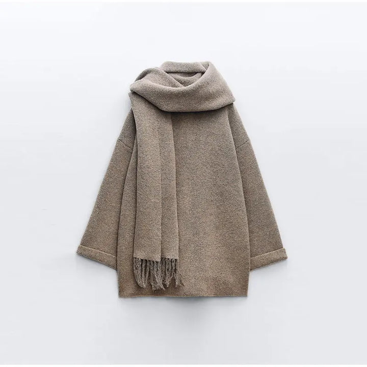 Sophie | Ensemble manteau avec écharpe Kappa