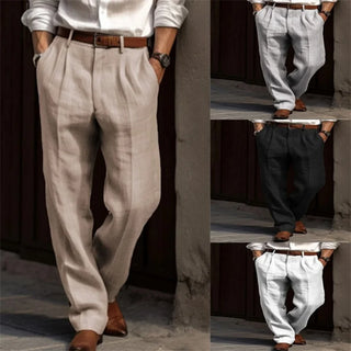 Corsaro - Pantalons Sartoriaux en Lin