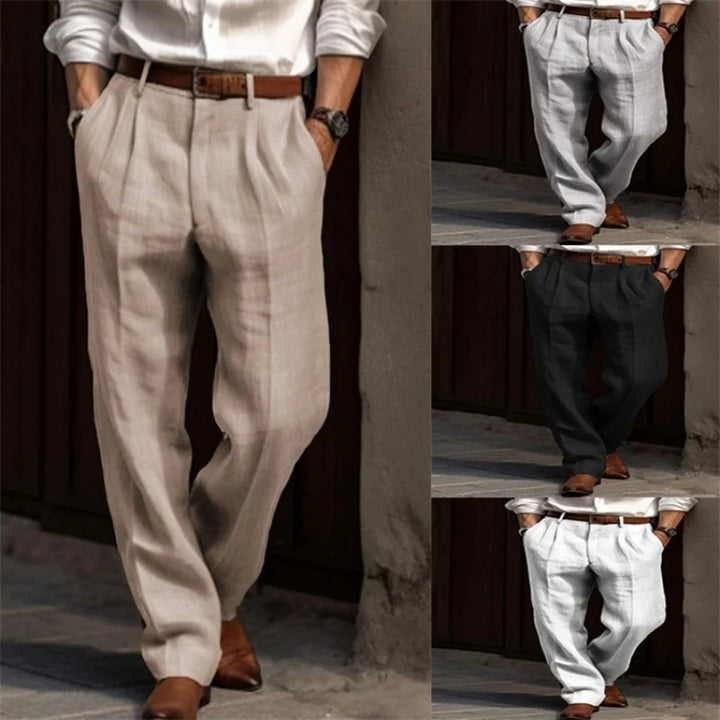Corsaro - Pantalons Sartoriaux en Lin