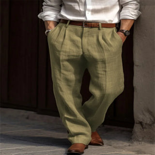 Corsaro - Pantalons Sartoriaux en Lin