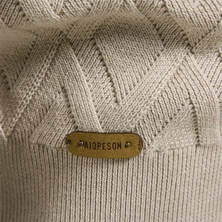 Theodor | Pull pour hommes avec motif en losanges