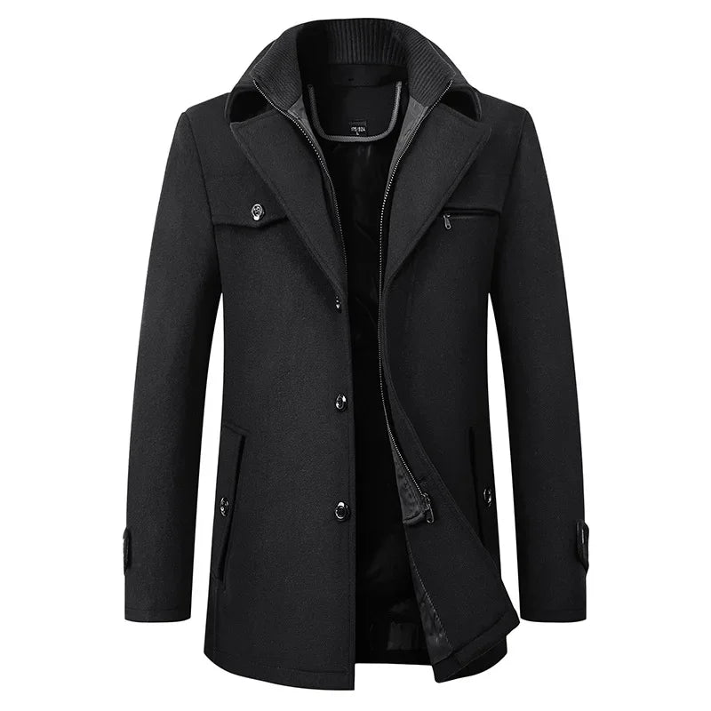 Stephon | Manteau d'affaires décontracté épais